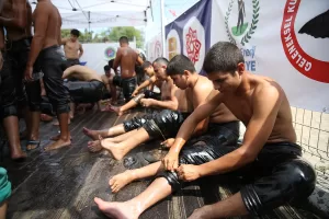 - Kurtdereli Er Meydanı'nda pazar günü sona erecek güreşlerde bin