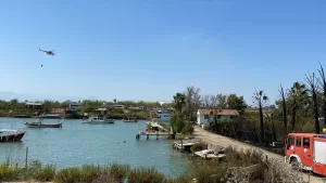 ANTALYA (AA) – Antalya'nın Aksu ilçesinde otluk bölgede çıkan yangın,