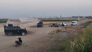 ŞANLIURFA (AA) – Suriye tarafında atılan havan mermisi Şanlıurfa’nın Ceylanpınar