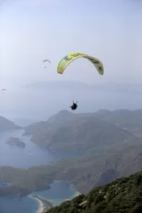 MUĞLA (AA) – Muğla'nın Fethiye ilçesinde düzenlenen Yamaç Paraşütü Dünya