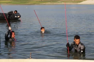 HATAY (AA) – Hatay'ın Altınözü ilçesinde dün girdikleri baraj gölünde