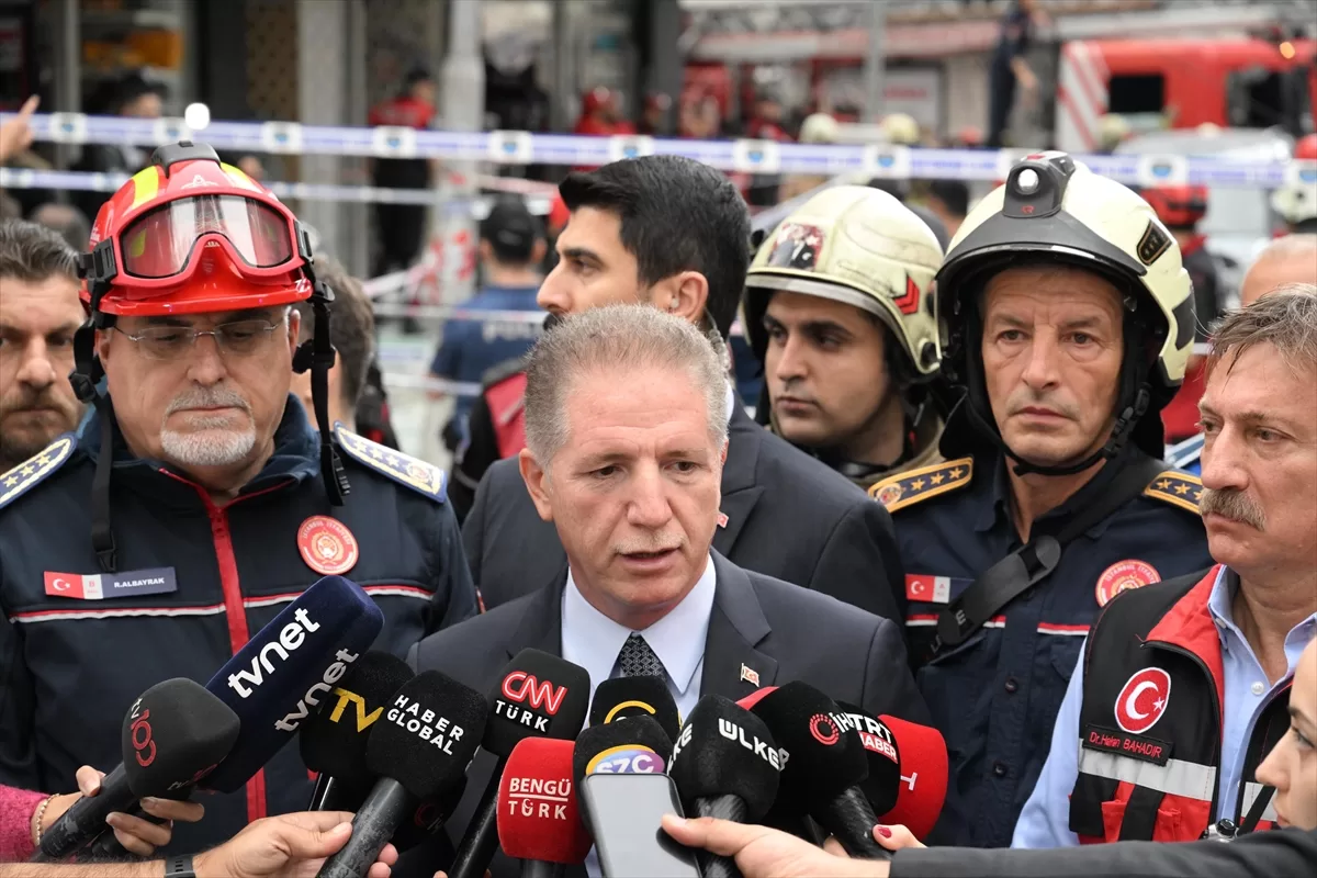 - "(Patlama) Bunun neticesinde de evde yaşayan kişilerden birisi vefat