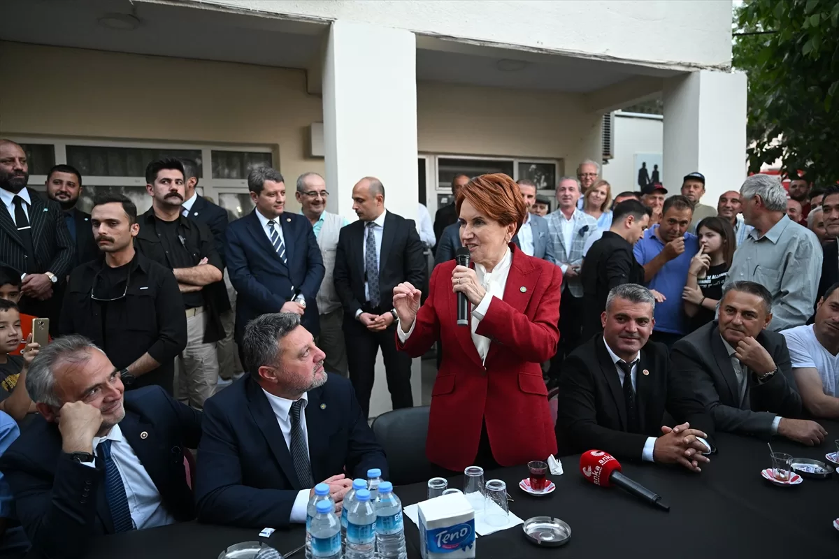 İYİ Parti Genel Başkanı Meral Akşener Edirne'de konuştu: