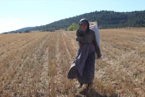 KARABÜK (AA) – Karabük'ün Eflani ilçesinde yaşayan 85 yaşındaki Radiye