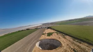 KONYA (AA) – Konya'nın Karapınar ilçesinde 40 metre derinliğinde, 50