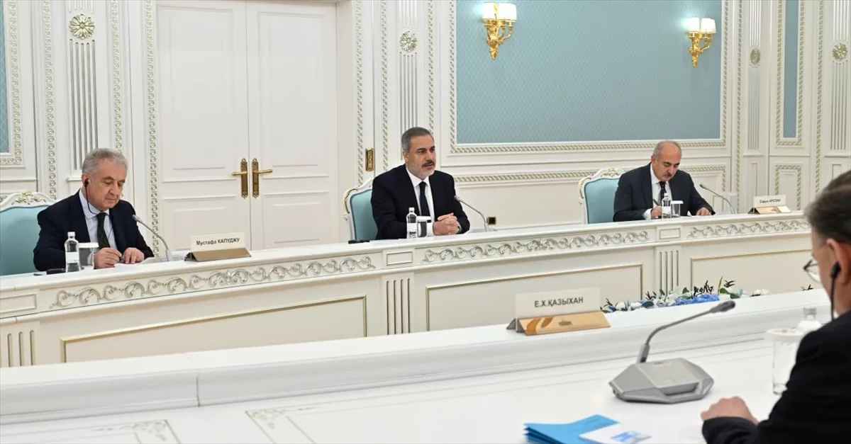 Kazakistan Cumhurbaşkanı Tokayev, Dışişleri Bakanı Fidan’ı kabul etti
