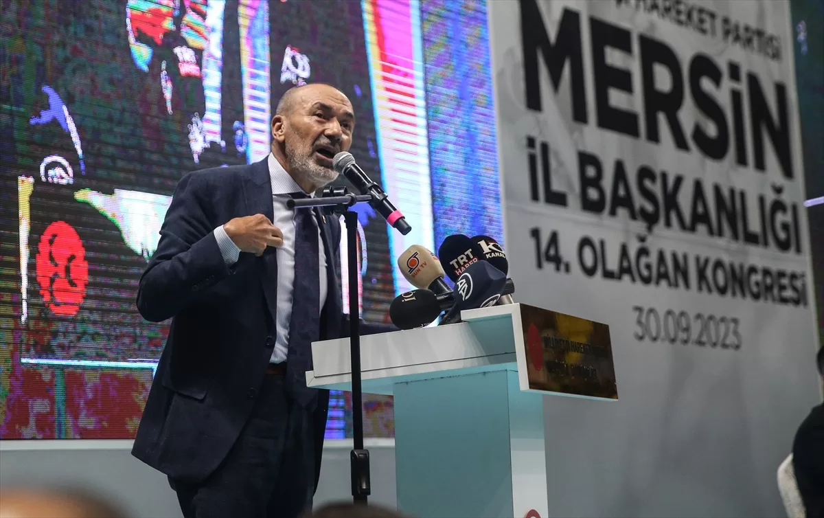 MHP Genel Başkan Yardımcısı Yıldırım, partisinin Mersin İl Kongresi'nde konuştu: