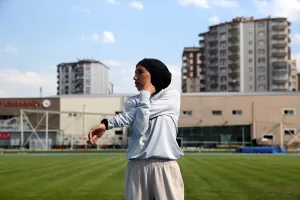 KAYSERİ (AA) – ERGÜN HAKTANIYAN – Milli atlet Burcu Subatan,