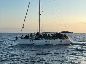 MUĞLA (AA) – Muğla'nın Bodrum ve Datça ilçeleri açıklarında 59