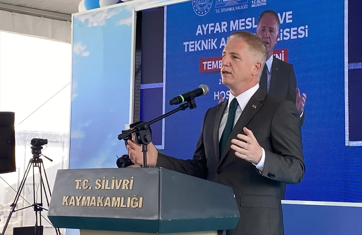 Silivri'de 24 derslikli Ayfar Mesleki ve Teknik Anadolu Lisesi'nin temeli atıldı