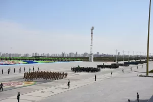 AŞKABAT (AA) – Türkmenistan'da bağımsızlığın 32. yılı dolayısıyla askeri geçit