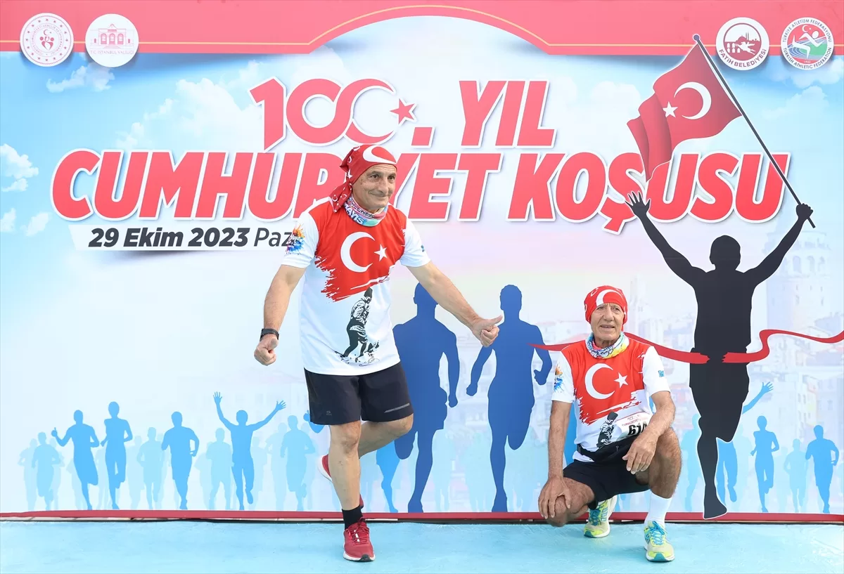 “100. Yıl Cumhuriyet Koşusu” yapıldı