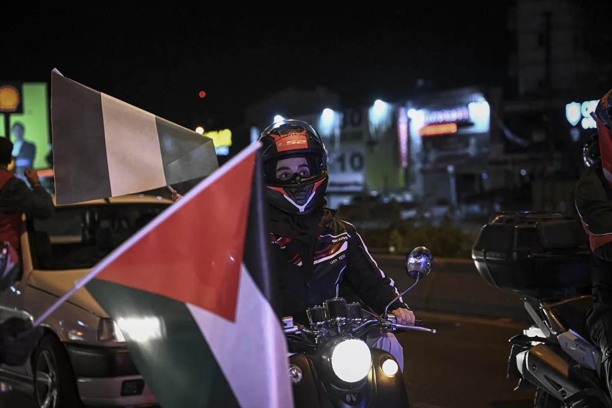 Ankara'da “Filistin'e Yola Çık” konvoyu düzenlendi