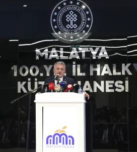 MALATYA (AA) – Kültür ve Turizm Bakanı Mehmet Nuri Ersoy,