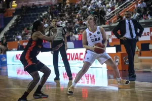 - ÇBK Mersin: 77 - KGHM Polkowice: 57