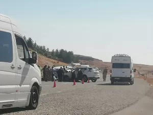 BATMAN (AA) – Batman'ın Gercüş ilçesinde iki otomobilin çarpışması sonucu