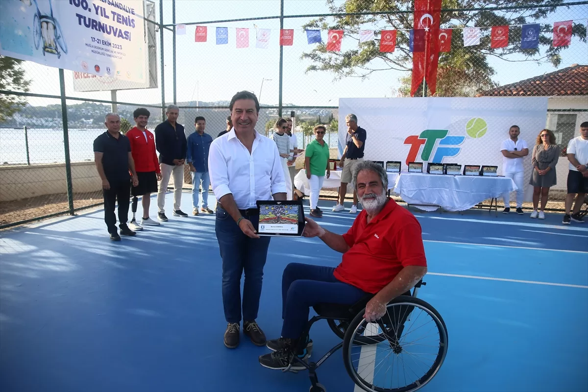 Bodrum'daki Tekerlekli Sandalye 100. Yıl Tenis Turnuvası tamamlandı