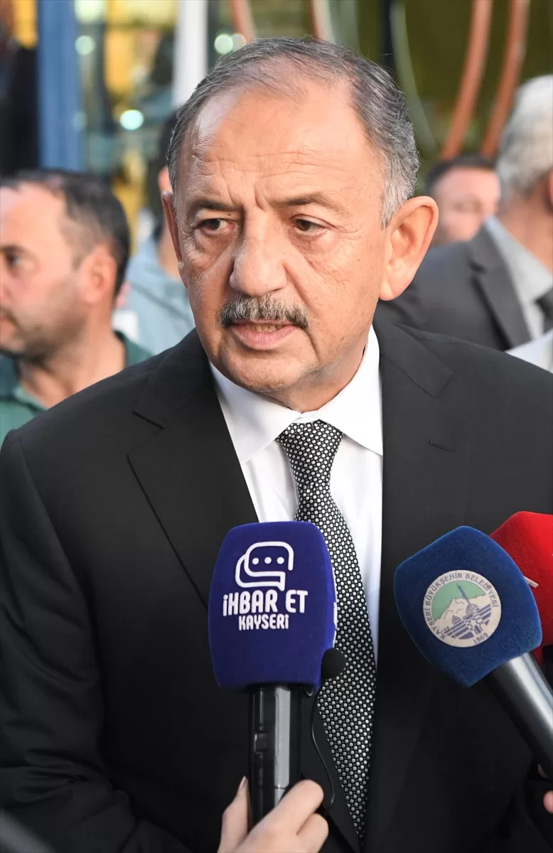 Çevre, Şehircilik ve İklim Değişikliği Bakanı Özhaseki, Kayseri’de konuştu: