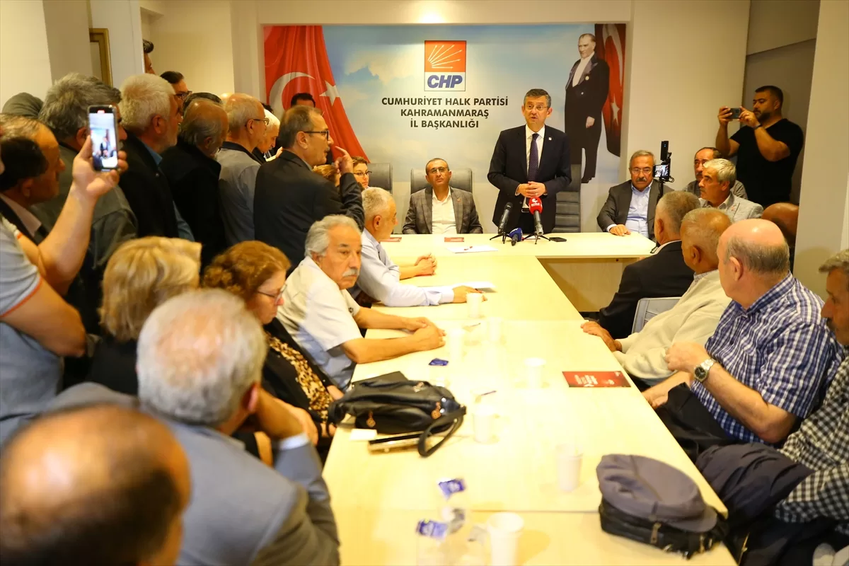 CHP Genel Başkan adayı Özgür Özel, Kahramanmaraş'ta konuştu: