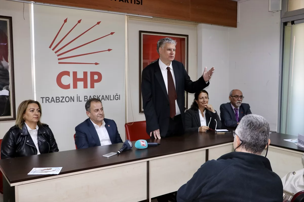 CHP genel başkanlığına adaylığını açıklayan Öymen, Trabzon'da konuştu: