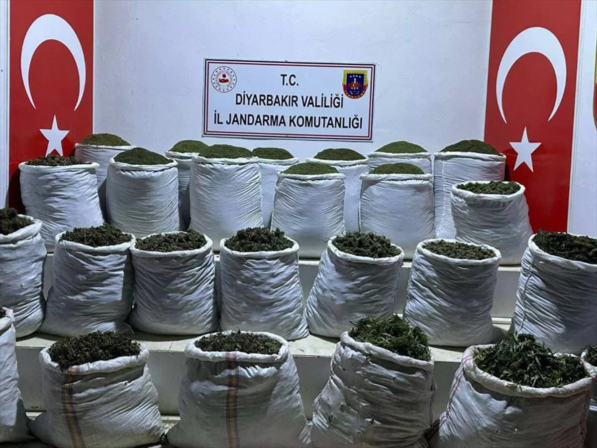 Diyarbakır'da 783 kilogram esrar ele geçirildi