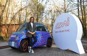 İSTANBUL (AA) – Citroen'in elektirkli araç modeli Citroen Ami, yaklaşık