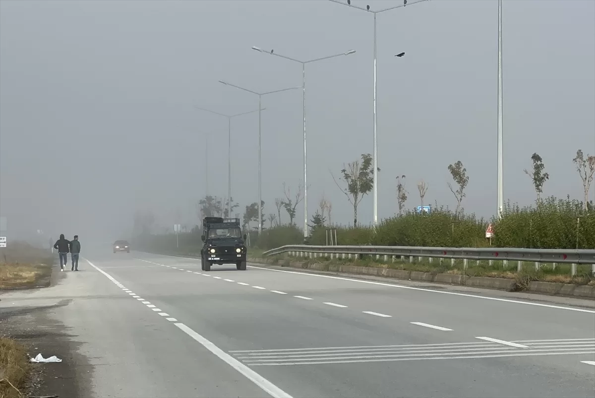 Ağrı ve Kars'ın yüksek kesimlerinde kar, Erzurum'da sis etkili oldu