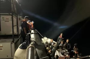 MUĞLA (AA) – Muğla'nın Fethiye ilçesi açıklarında lastik botta 26