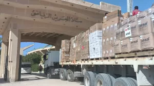 KAHİRE (AA) – Türkiye’nin Gazze Şeridi’ndeki siviller için Mısır’a gönderdiği