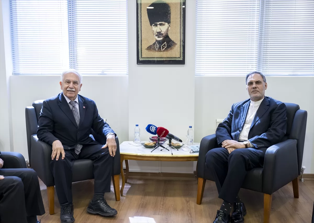 İran'ın Ankara Büyükelçisi'nden Vatan Partisi Genel Başkanı Perinçek'e ziyaret