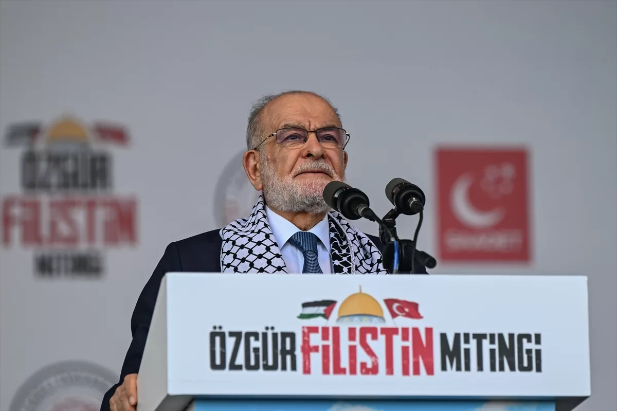 İstanbul'da “Özgür Filistin Mitingi” yapıldı