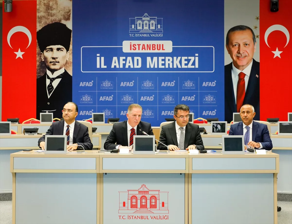 İstanbul'da “Sel Riski Olan İlçeler Değerlendirme Toplantısı” yapıldı