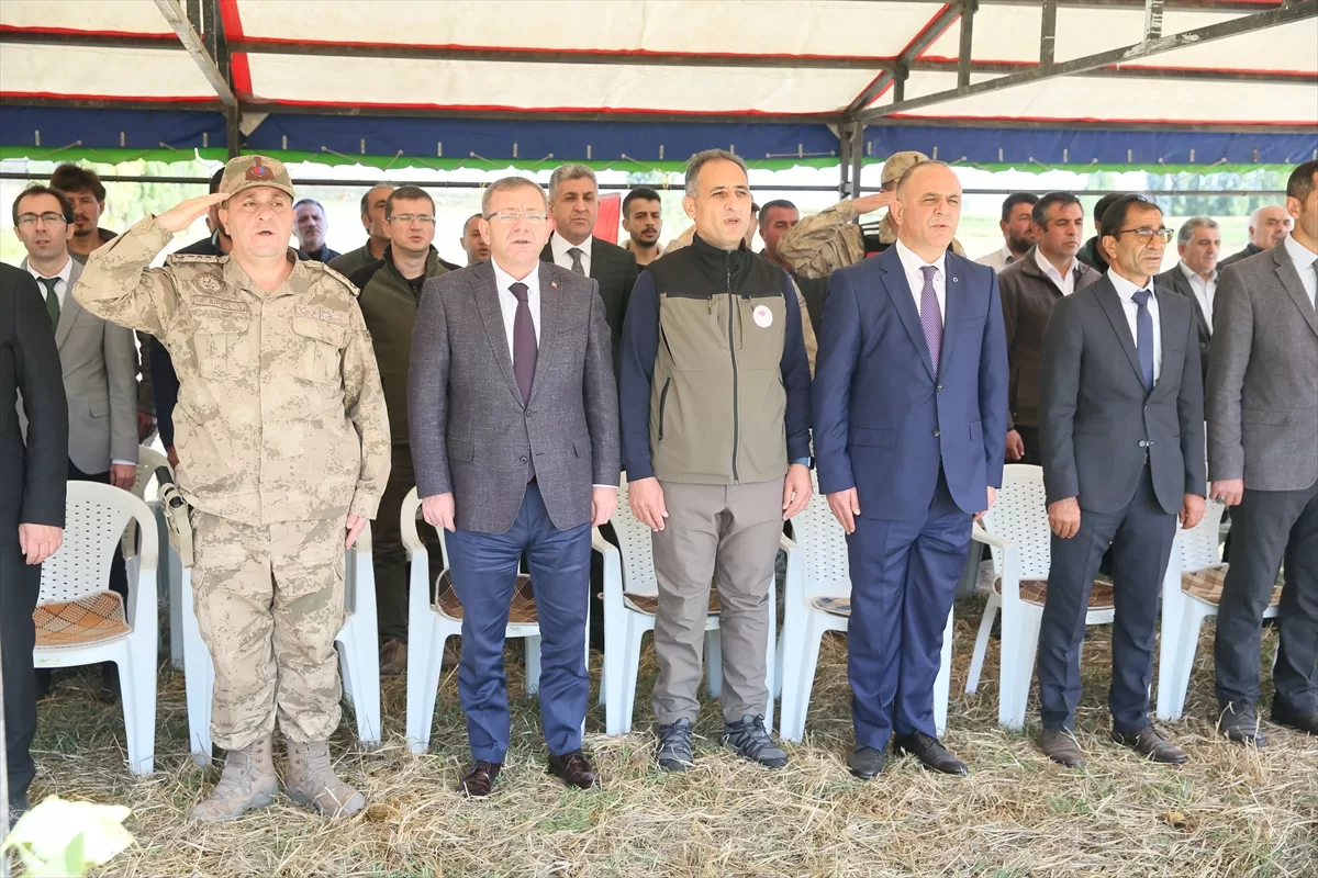 Kars Valisi Ziya Polat silajlık soya hasadına katıldı: