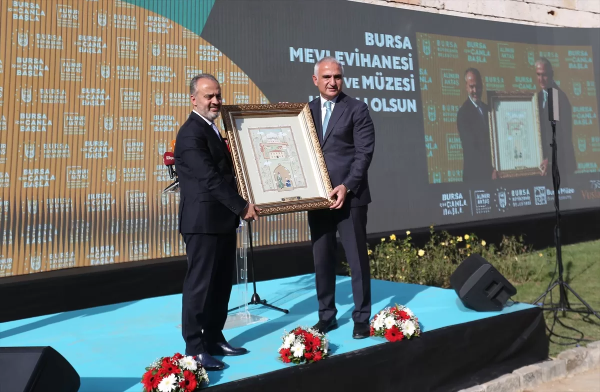 Kültür ve Turizm Bakanı Ersoy, Bursa Mevlevihanesi'nin açılışında konuştu: