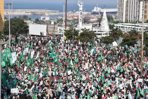 BEYRUT (AA) – Lübnan'ın başkenti Beyrut'ta Gazze ile dayanışma ve