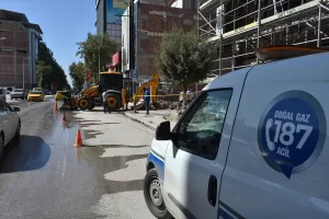 MALATYA (AA) – Kahramanmaraş merkezli depremlerden etkilenen Malatya'da, altyapı çalışmaları