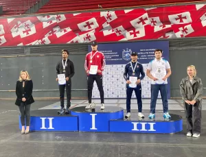 ANKARA (AA) – Gürcistan'ın başkenti Tiflis'te düzenlenen Satellite Turnuvası'nda milli