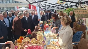 SAMSUN (AA) – Samsun'un Bafra ilçesinde, Çeltik Hasat Günü etkinliği