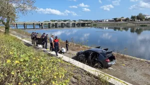 SAMSUN (AA) – Samsun'un Bafra ilçesinde Kızılırmak kenarında silahla vurularak