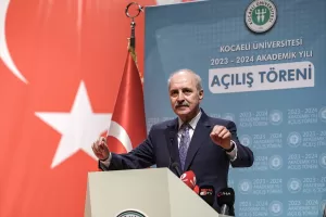 KOCAELİ (AA) – TBMM Başkanı Numan Kurtulmuş, Filistin-İsrail çatışmasına ilişkin,