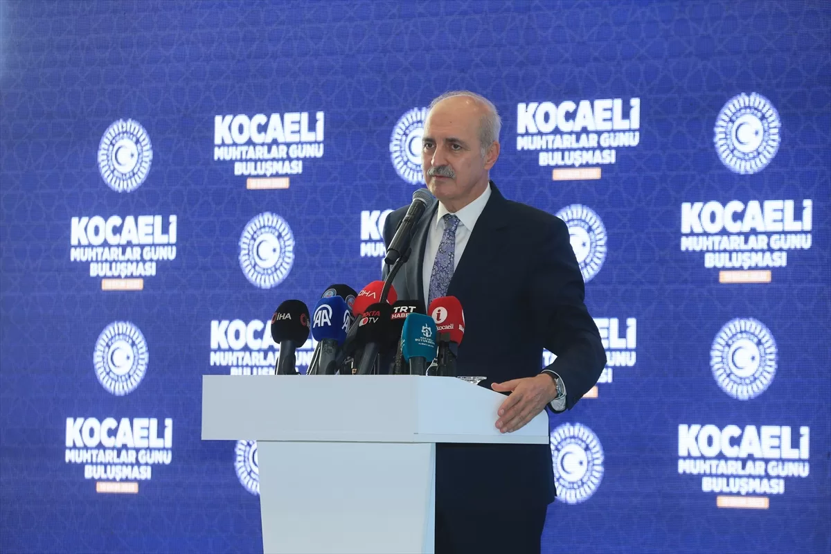 TBMM Başkanı Kurtulmuş, Kocaeli'de Muhtarlar Günü Buluşması'nda konuştu: