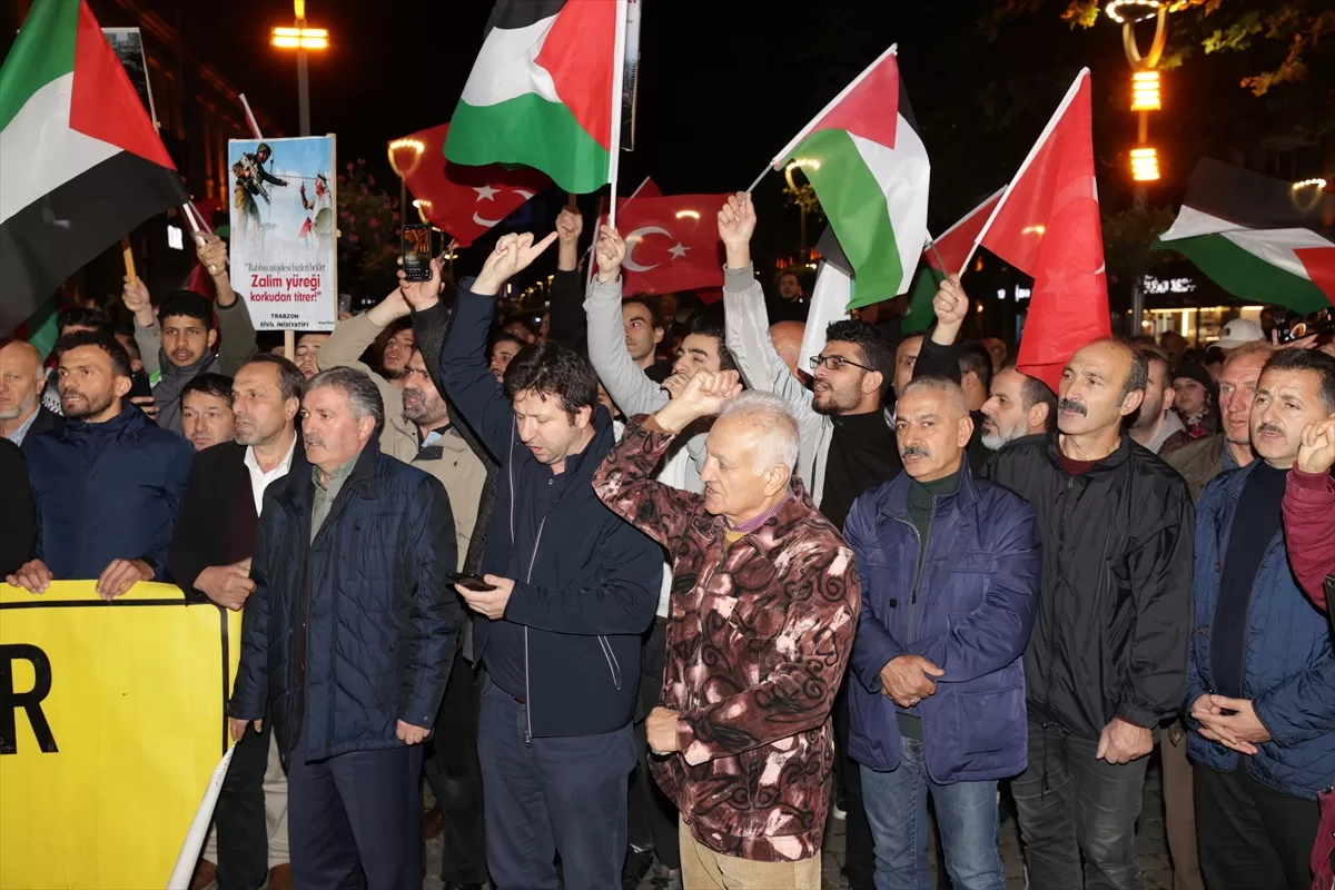 Trabzon Sivil İnsiyatifi'nden İsrail'in Gazze'deki saldırılarına tepki