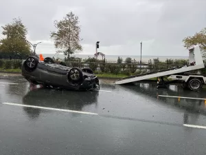 TRABZON (AA) – Trabzon'un Sürmene ilçesinde meydana gelen trafik kazasında