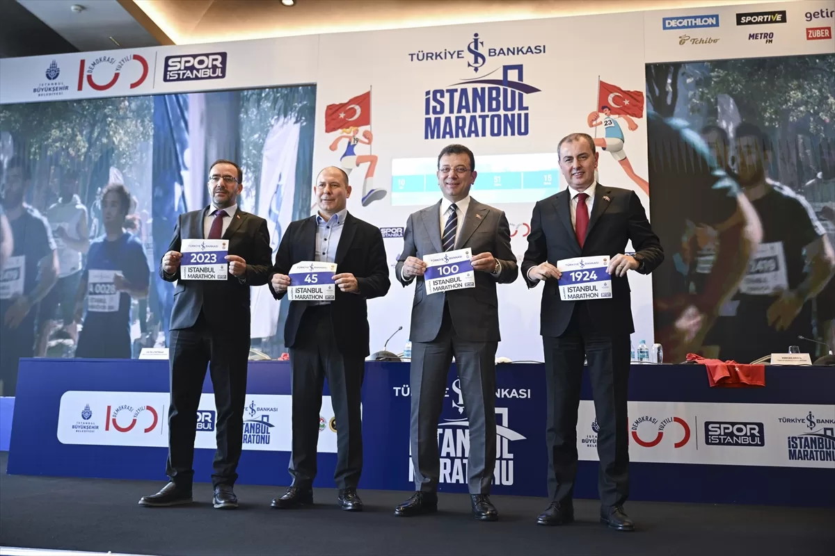Türkiye İş Bankası 45. İstanbul Maratonu'nun basın toplantısı yapıldı