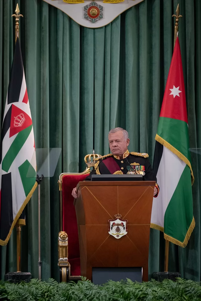 Ürdün Kralı Abdullah'tan bölgede barış ve istikrar için iki devletli çözüm vurgusu: