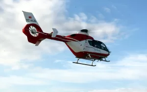 ANKARA (AA) – Ankara'nın Beypazarı ilçesinde beyin kanaması geçiren 92