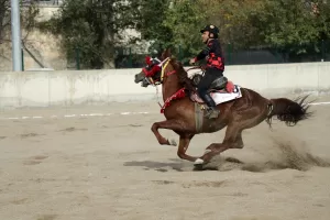 KAYSERİ (AA) – 2023 Hasan Sarol Sezonu Atlı Cirit 1.