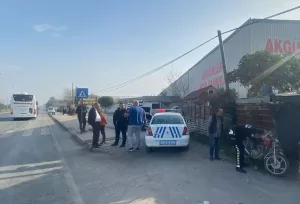 AYDIN (AA) – Aydın'ın Söke ilçesinde yolcu otobüsüyle çarpışan motosikletin