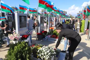 BAKÜ (AA) – Azerbaycan'da, Karabağ Zaferi'nin 3. yıl dönümünde topraklarının