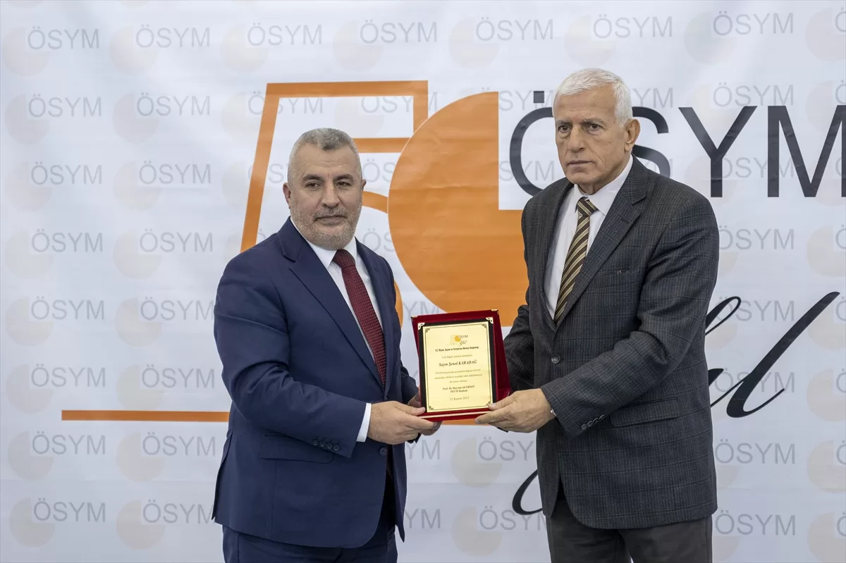 Başkan Ersoy, ÖSYM'nin kuruluş yıl dönümü töreninde konuştu: